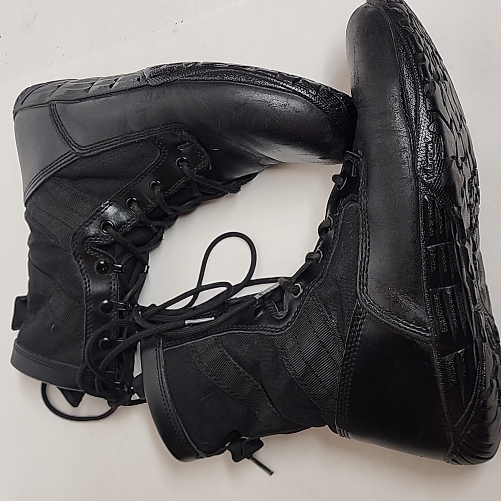 Tactical Research Belleville TR102 Leather Black Training Combat Boots Size 10W - Picture 5 of 15